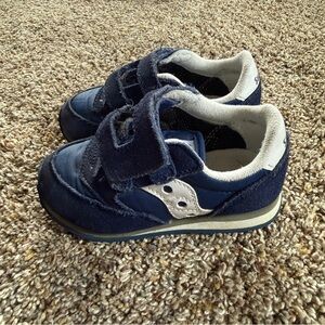 Saucony Jazz Low Pro - Kids Navy and White Sneakers